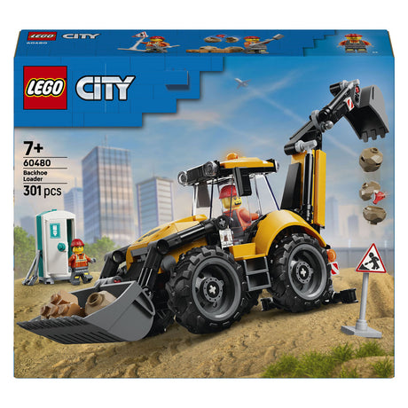 Lego city gul rendegraver legetøj til børn og vuggestue dekoration 60480