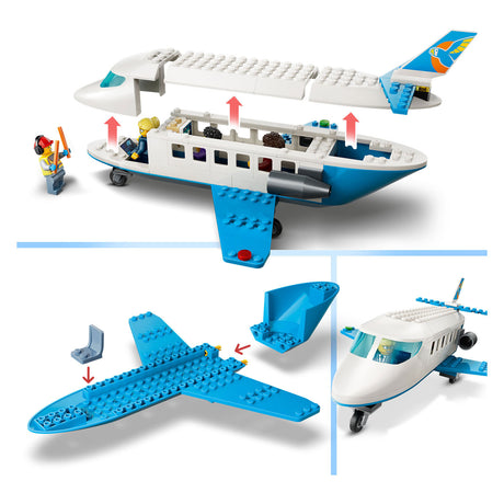 Lego city passagerfly legetøj til børn fra 4 år og opefter 60492