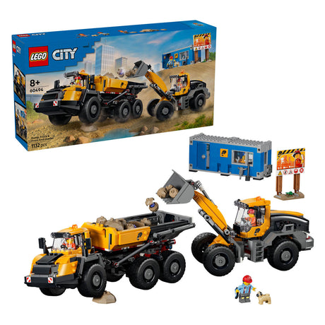 Lego city kiepwagen en voorlader voertuig speelgoed voor kinderen 60494