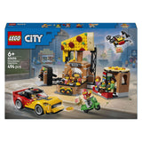 Lego city pizzacenter med køretøjer pizzalegetøj til børn 60496
