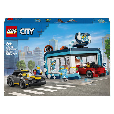 Lego city bilvask byggesæt til børn fra 6 år 60497