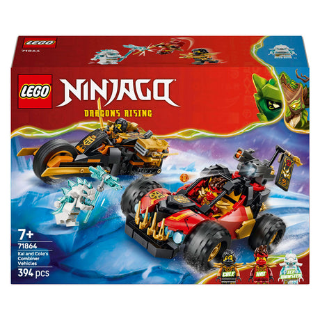 Lego ninjago 71864 kai og coles kombinationskøretøjer