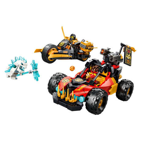 Lego ninjago 71864 kai og coles kombinationskøretøjer