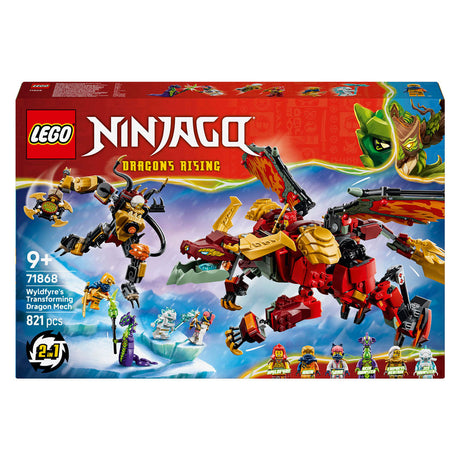 Lego ninjago wyldfyres transformerende drage mecha dragelegetøj til børn 71868