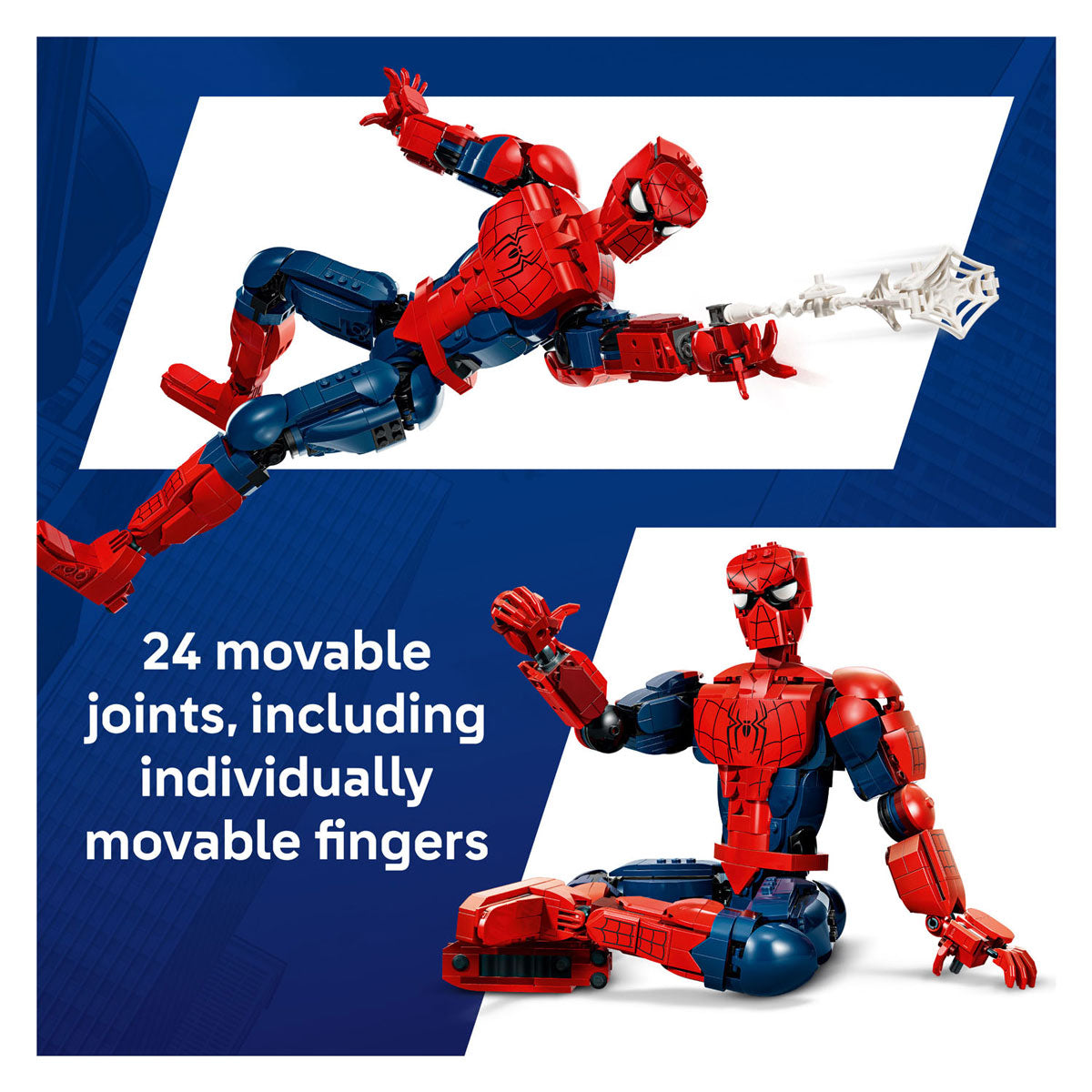 Lego ǀ marvel spider-man heltefigur byggesæt til børn med actionfigur 76346