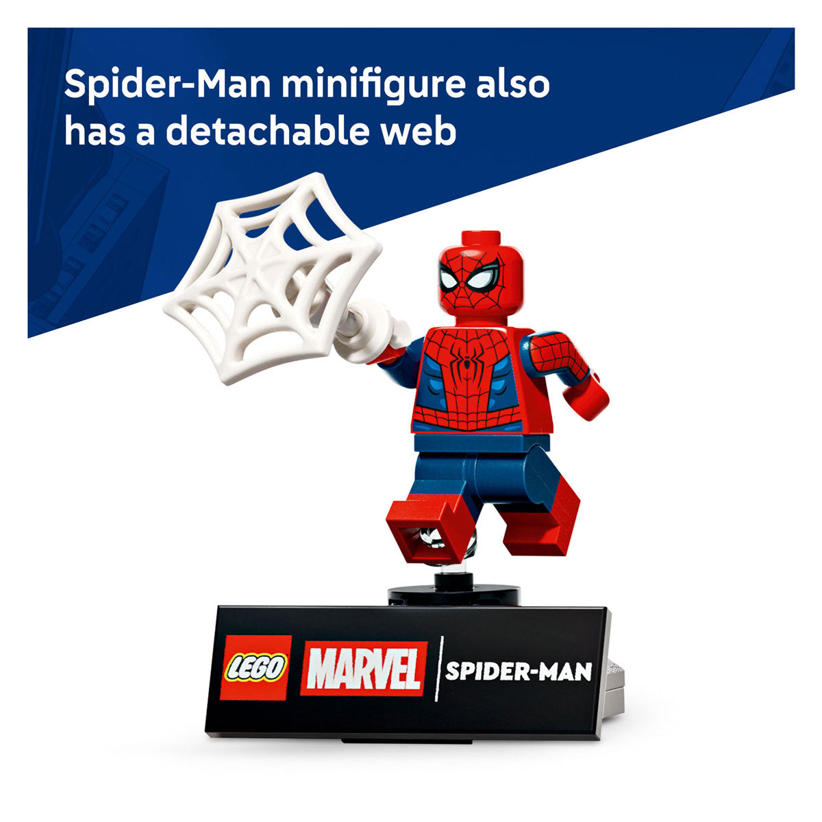 Lego ǀ marvel spider-man heltefigur byggesæt til børn med actionfigur 76346