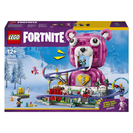Lego fortnite rave hule byggesæt til børn og soveværelse dekoration 77082