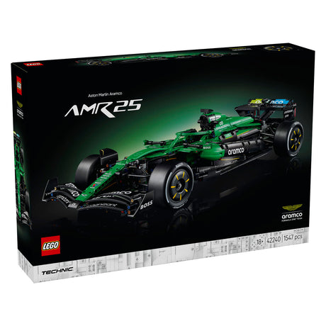 Lego technic aston martin aramco amr25 f1 bilbyggesæt til voksne med modelbil 42240