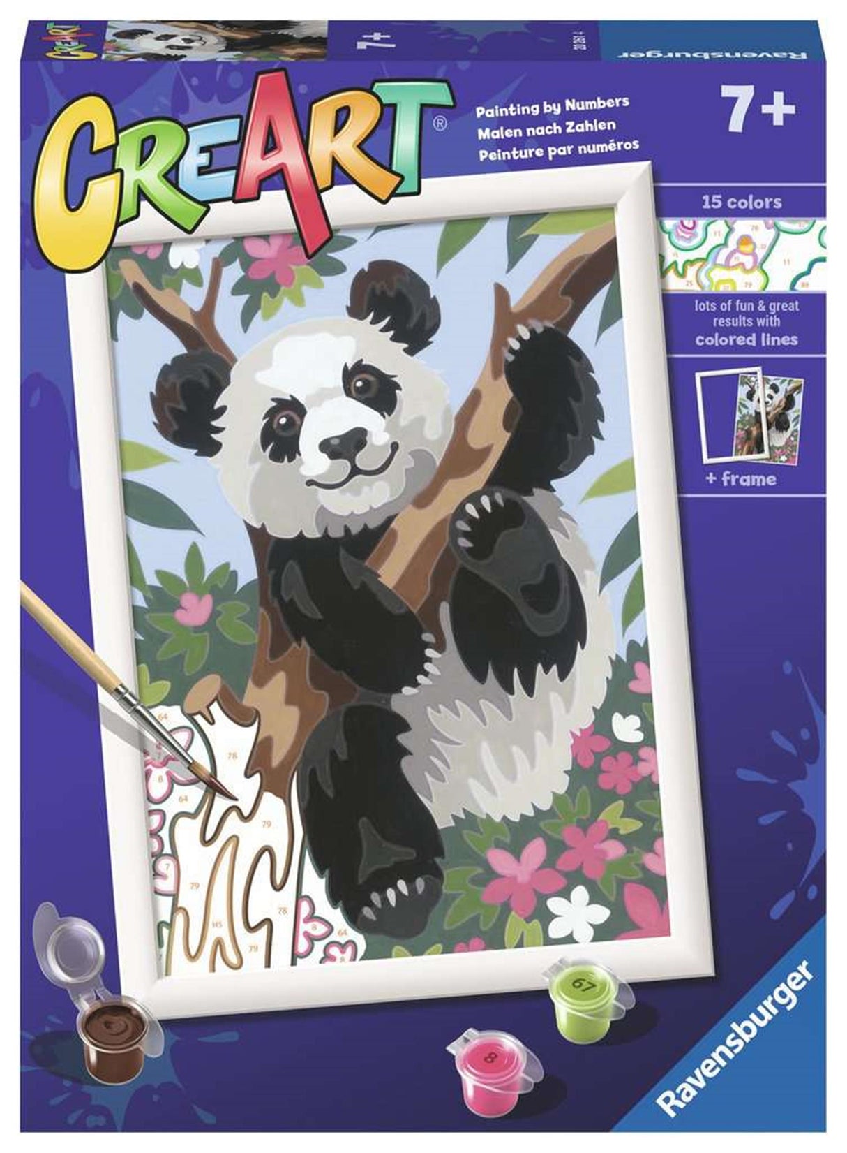 Ravensburger Creart Maleri ved nummeret - Spiller Panda