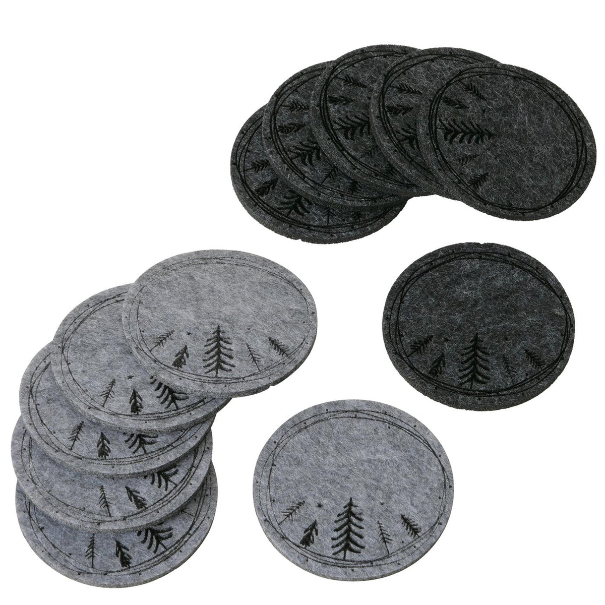 Boltze home coaster oslo 6-delt d10cm filt