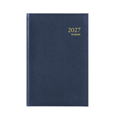 Agenda saturn kort lima brepols 20,8 x 13,3 cm blå 1 dag pr.