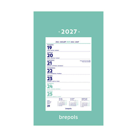 Brepols vægkalender uge 2026 limet