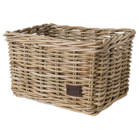 Fastrider zeno rotan fietsmand - naturel - 17l - handgemaakt