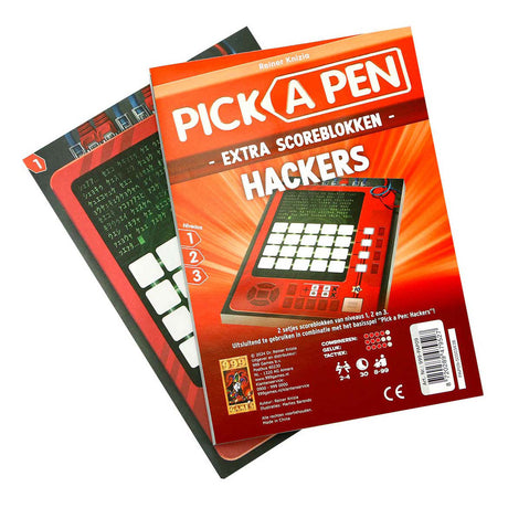 999spil 999 spil pick a pen hackers score pads, 2 stk.