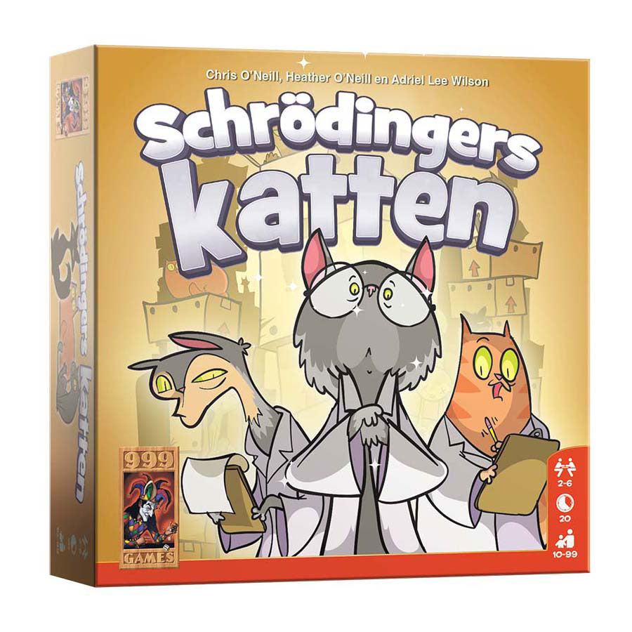 999spil 999 spil Schrödingers kattekortspil (hollandsk, 2 - 6 spillere, 20 minutter, fra 10 år)