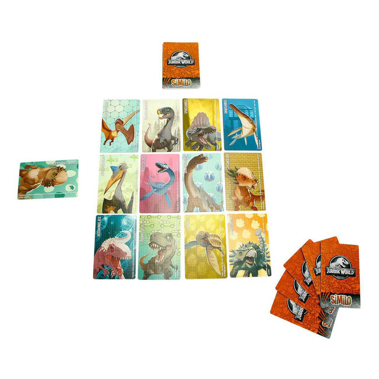 999-spil 999 spil-lignende: Jurassic World-kortspil (hollandsk, 2 - 8 spillere, 10 minutter, fra 7 år)