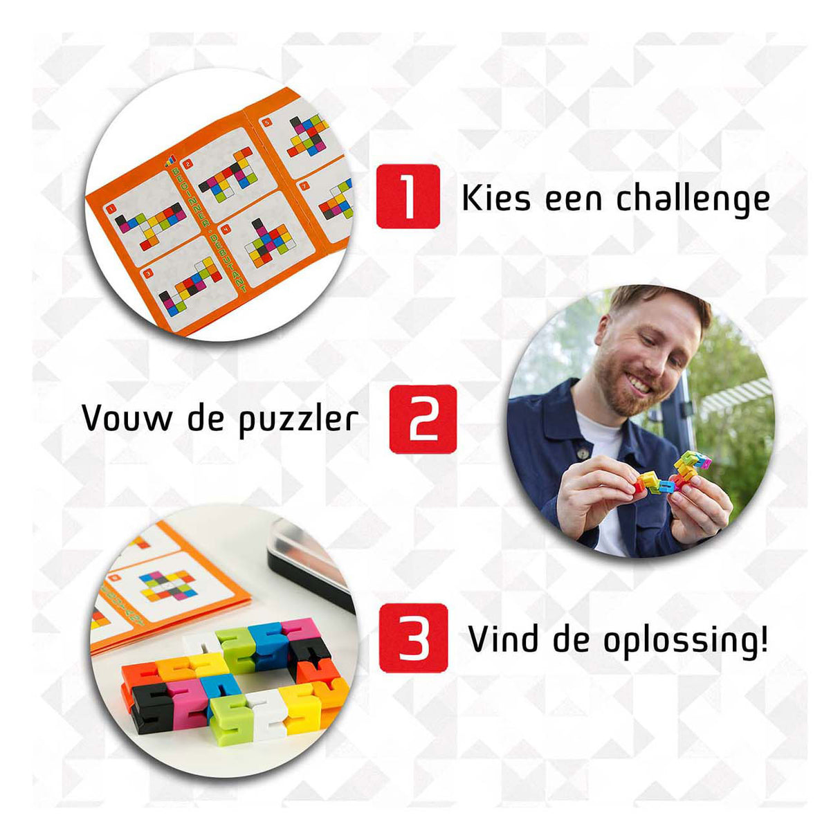 999spil 999 spil flex puzzler max tænkespil (hollandsk, 1 spiller, fra 7 år, 80 opgaver)