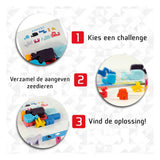 999spil 999 spil sea stax tankespil (hollandsk, 1 spiller, fra 7 år, 44 opgaver)