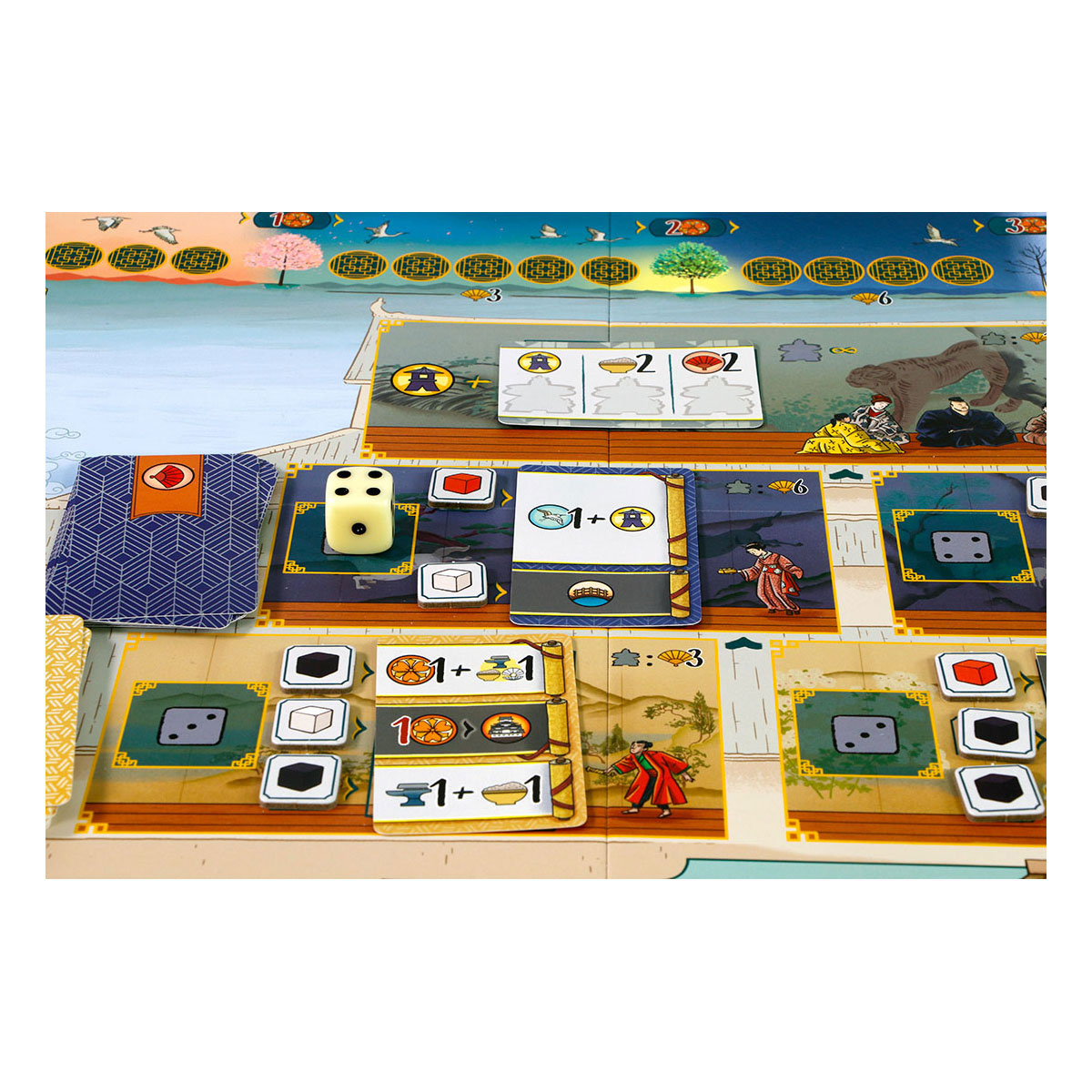 999spil 999 spil Himejis hvide slot brætspil (hollandsk, 1 - 4 spillere, 80 minutter, fra 12 år)