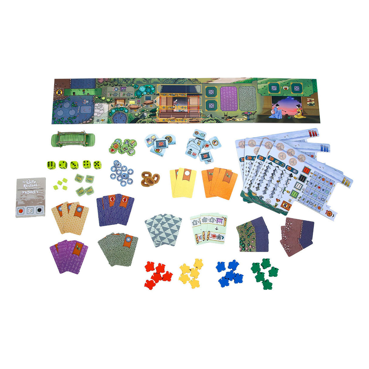 999spil 999 spil Himejis hvide slot: matcha-udvidelsesbrætspil (udvidelse, hollandsk, 1 - 4 spillere, 80 minutter, fra 12 år)