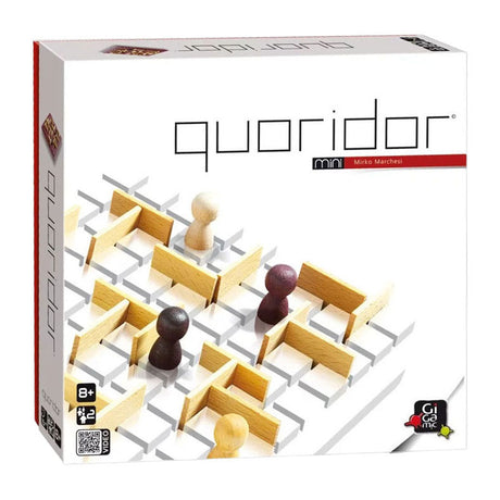 999games gigamic - quoridor mini - abstrakt strategispil - nl gb fr de es it