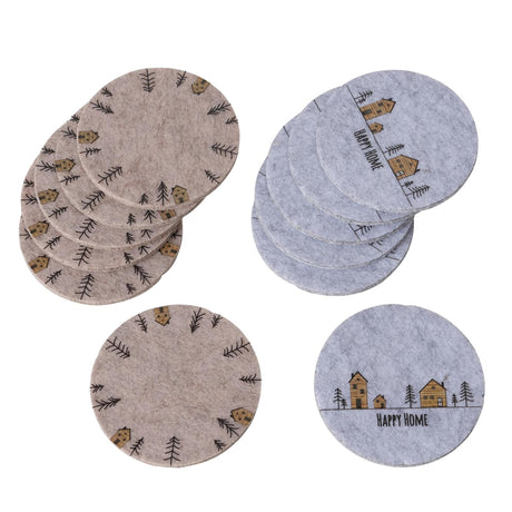 Boltze home coaster sæt homewood filt 6 stk