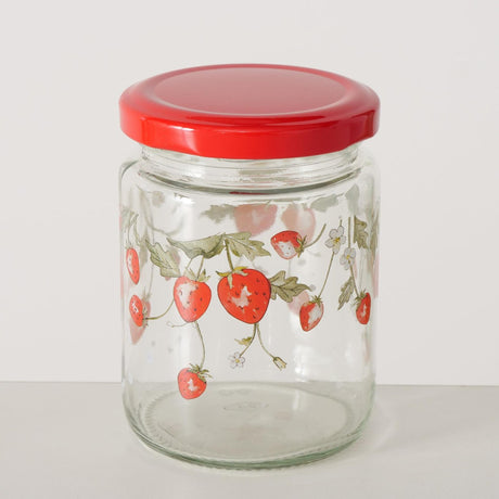Boltze hjemmeopbevaringskrukke jordbær 240ml glas