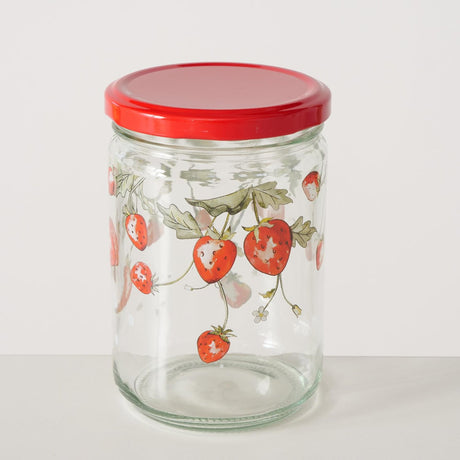 Boltze hjemmeopbevaringskrukke jordbær 500ml glas