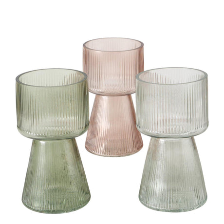Boltze home vase imano glas ø10xh18cm