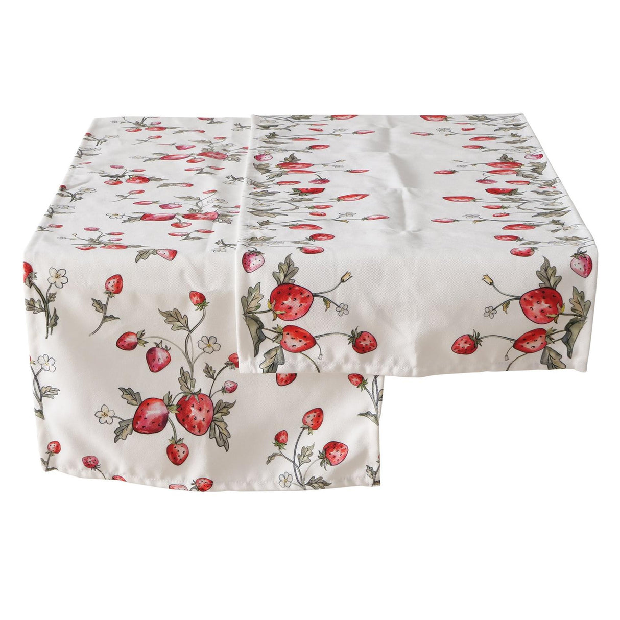 Boltze hjemmebordløber jordbær 'emily' polyester 40x142cm 2 assorteret