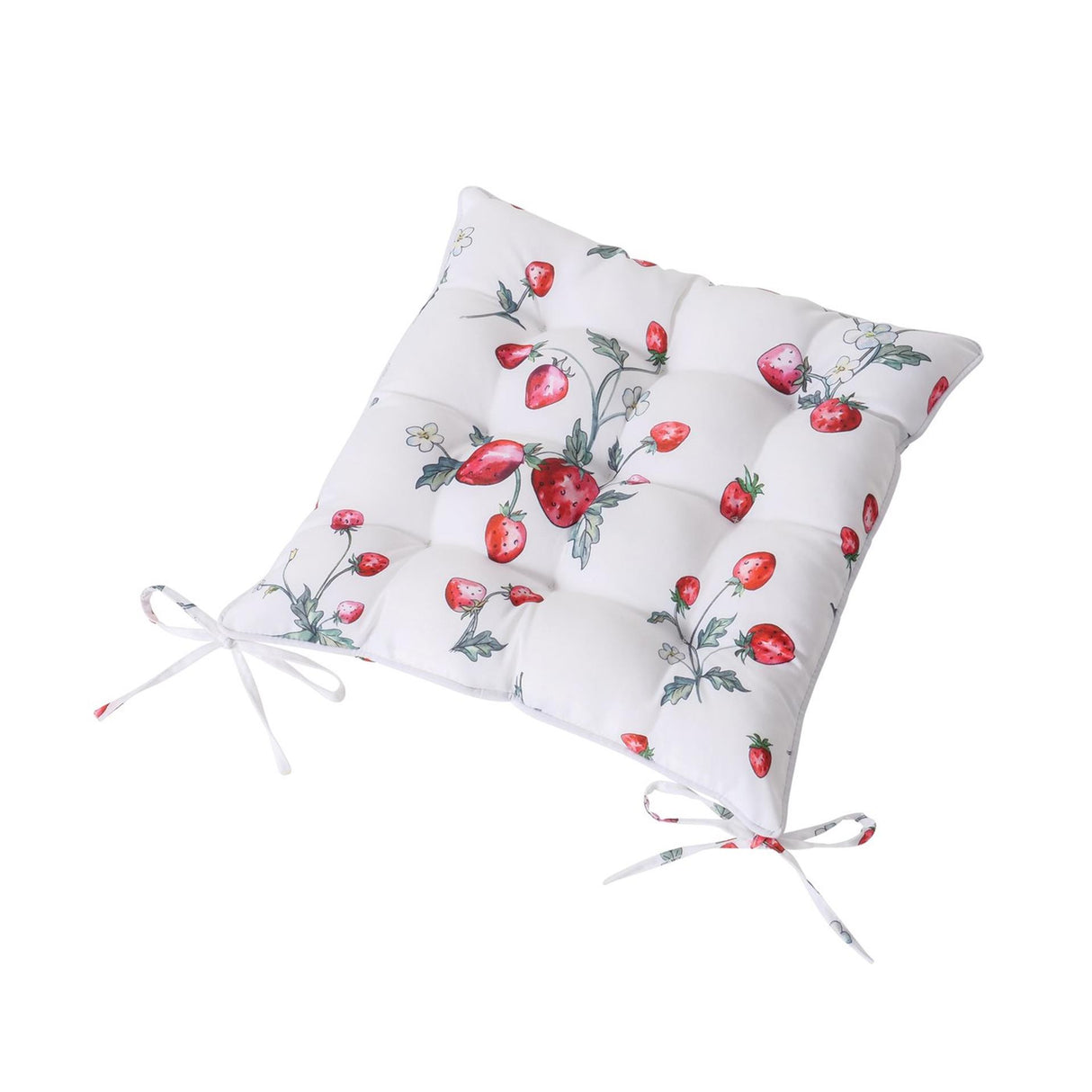 Boltze hjemmesædehynde jordbær 'emily' polyester 40x40x7cm