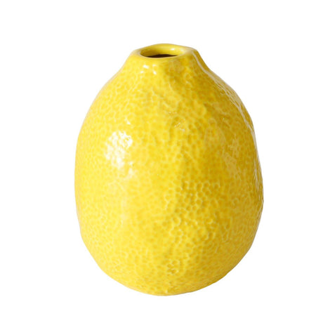 Boltze hjemmevase citron h12cm dolomitgul