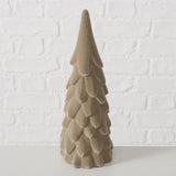 Boltze hjemme dekorativ juletræ 2-delt h22 cm polyresin beige
