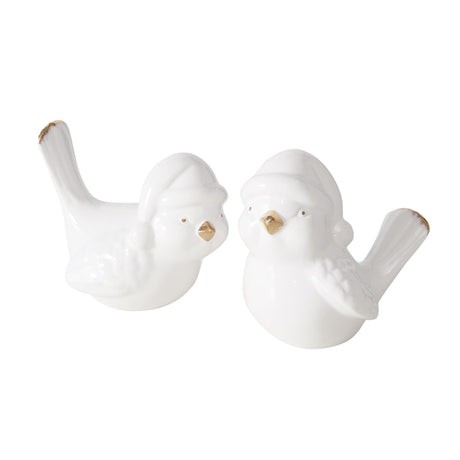 Boltze home bird ville dolomit h9cm hvid
