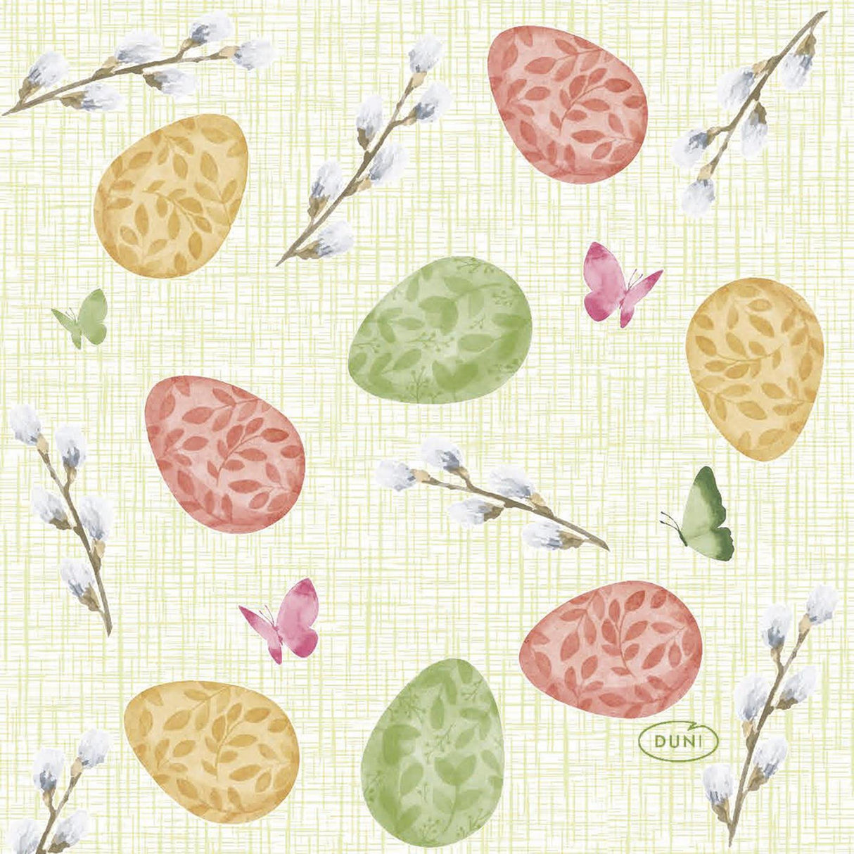 Duni servietter joyful spring 24x24cm