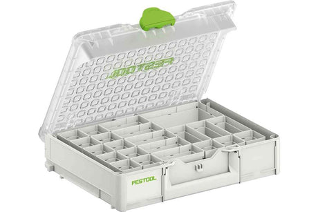 Festool tilbehør sys3 org m 89 systainer organizer | inklusive 22 indsatsbakker - 204853