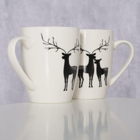 Boltze hjemmekrus rensdyr wilbur h10,5cm porcelæn