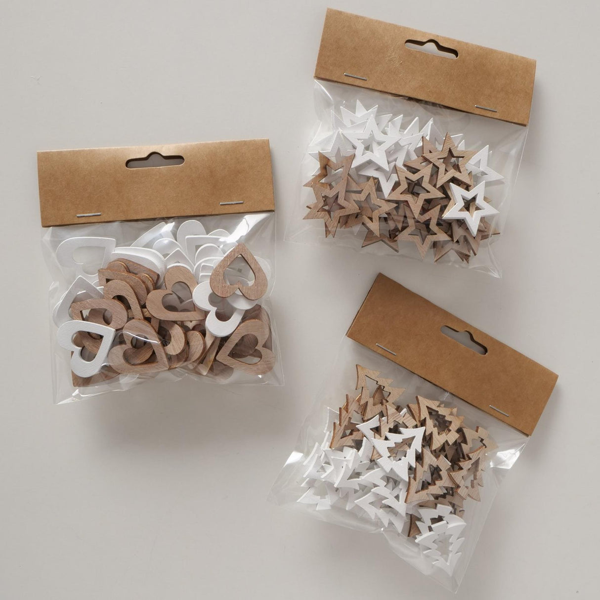 Boltze home deco kuld ramea 48-delt hjertetræ star fsc 100%