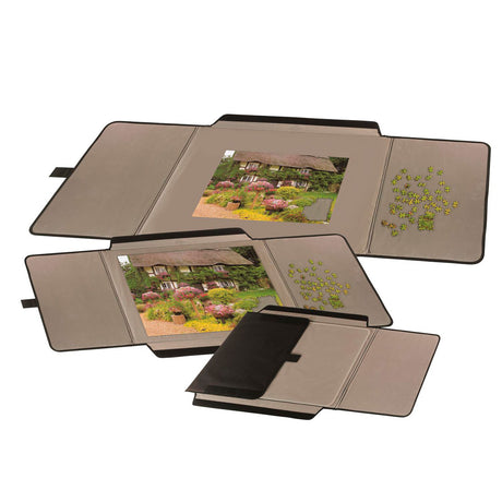 Jumbo portapuslespil standard til puslespil op til 1000 brikker - 80x58 cm - puslespilsmappe