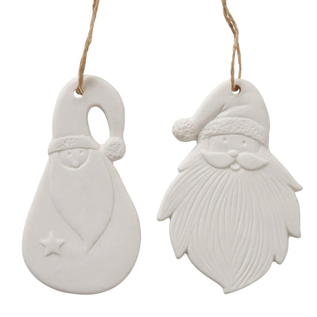 Boltze hjemmevedhæng julemand melio porcelæn 10x0,5cm