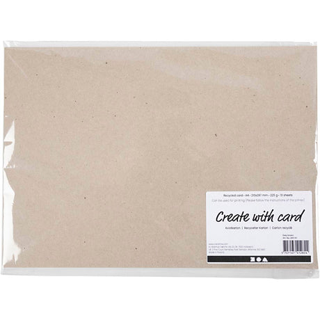 Creativ virksomhed https: www.cchobby.nl recycled-karton-a4-sheet-210x297-mm-225-gr-gray-brown-10-sheet-1-box