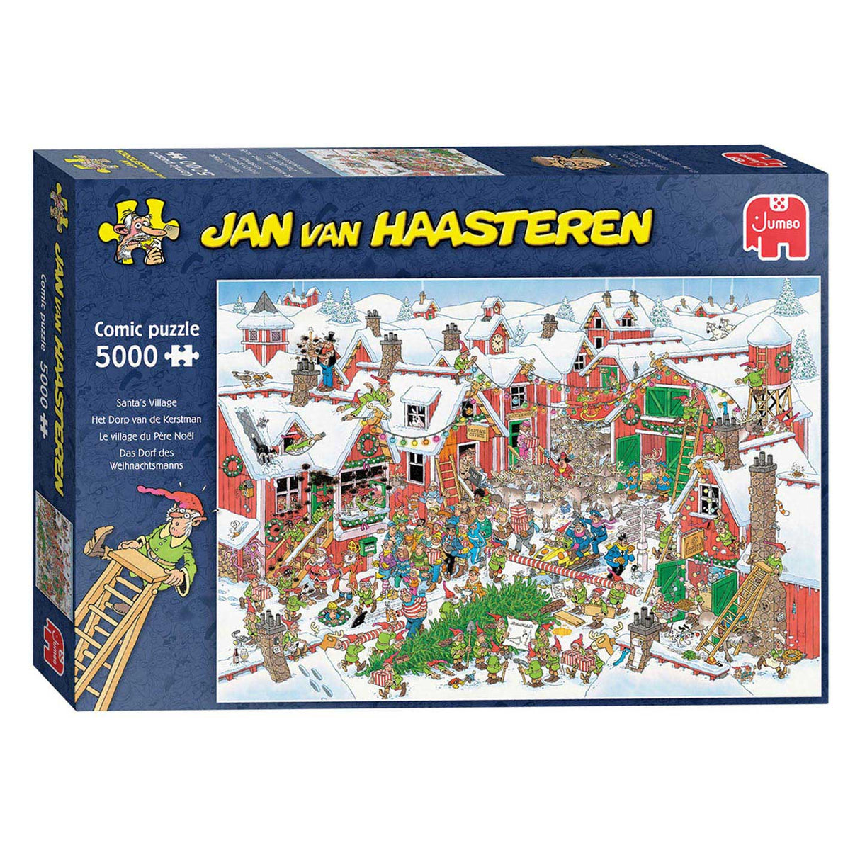 Jan van Haasteren puslespil - Julemandens landsby, 5000 stk.
