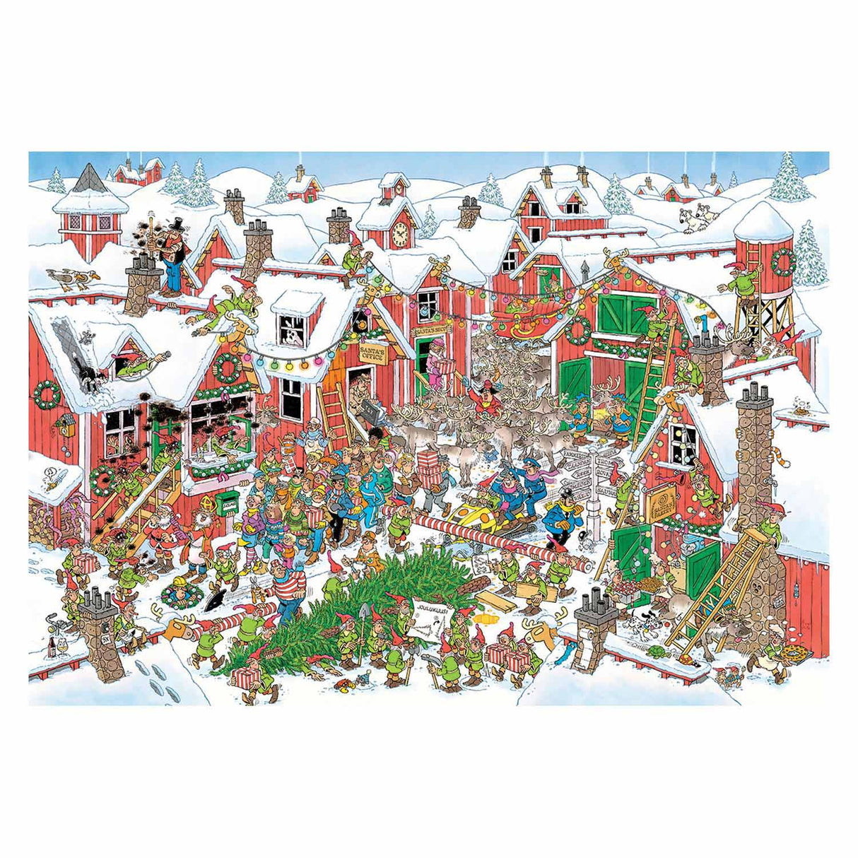 Jan van Haasteren puslespil - Julemandens landsby, 5000 stk.