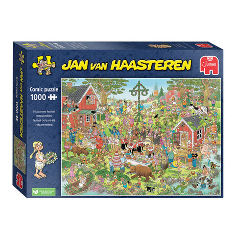 Jumbo Jan van Haasteren puslespil - Midsommerfest, 1000 stk.