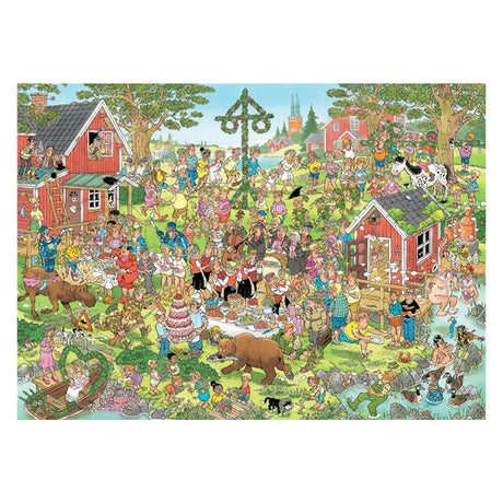 Jumbo Jan van Haasteren puslespil - Midsommerfest, 1000 stk.