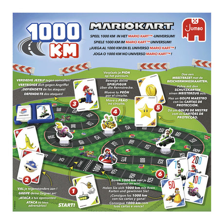 Jumbo - 1000 km - mario kart - brætspil
