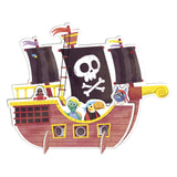 Goula børnepuslespil diset xxl piratbåd 48 dele