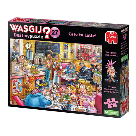 Jumbo wasgij destiny 27 puslespil - kaffebaren!, 1000 stk.