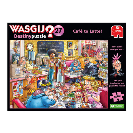 Jumbo wasgij destiny 27 puslespil - kaffebaren!, 1000 stk.