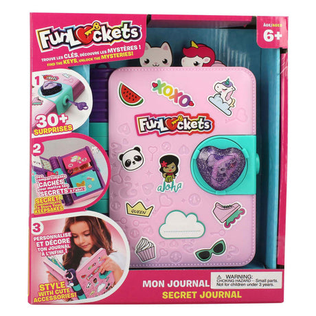 Funlockets jumbo - - hemmelig dagbog - pigedagbog - fra 6 år